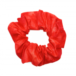 Red Sparkle Scrunchie