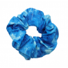 Royal Blue Marble & Sparkle Scrunchie