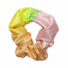 Pink, Orange, Yellow & Green Sparkle Scrunchie