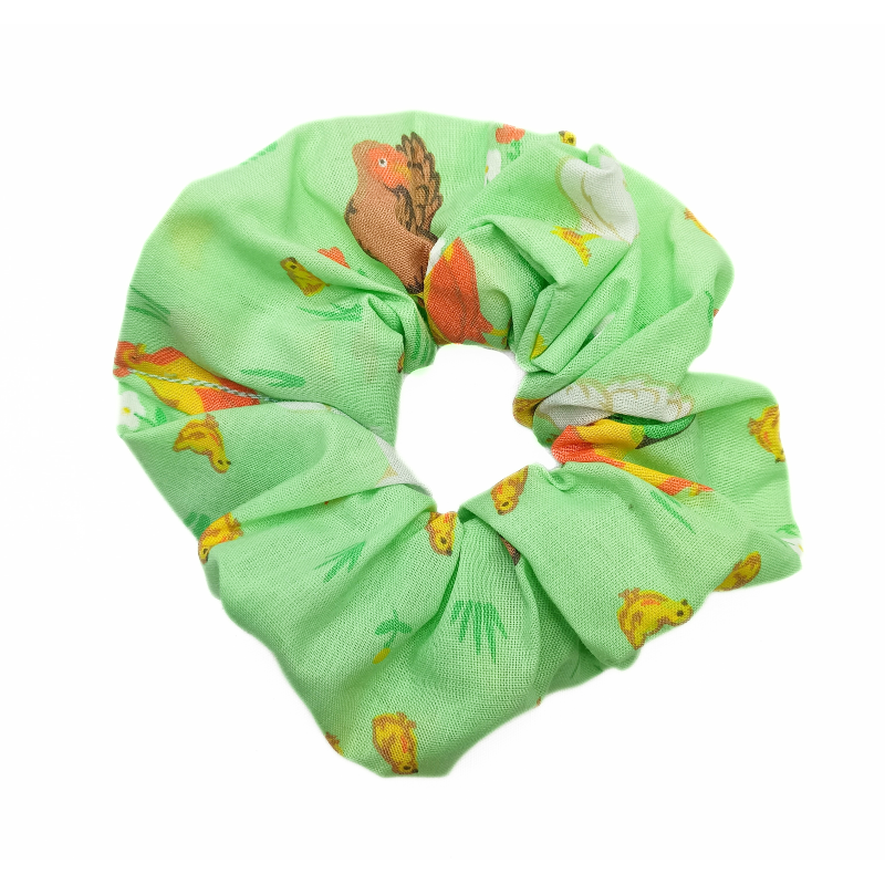 Mint Chicken Scrunchie