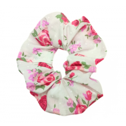 White & Pink Floral - Hair...
