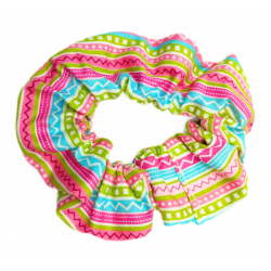 Zig Zag Stripes Scrunchie