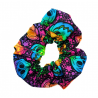 Halloween Rainbow Pumpkin Scrunchie