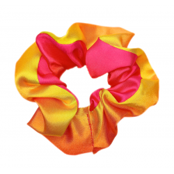Pink & Yellow Satin Hair...