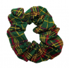 Green Tartan Christmas Scrunchie