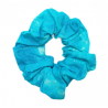 Turquoise Marble & Sparkle Scrunchie