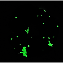 Glow in the Dark Red Gonks Christmas Scrunchie