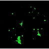 Glow in the Dark Red Gonks Christmas Scrunchie