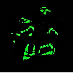 Glow in the Dark Halloween Vampire Teeth Scrunchie