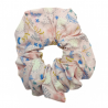 Glow in the Dark Pink Floral Scrunchie