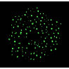 Glow in the Dark Teal Fairy Dust Scrunchie
