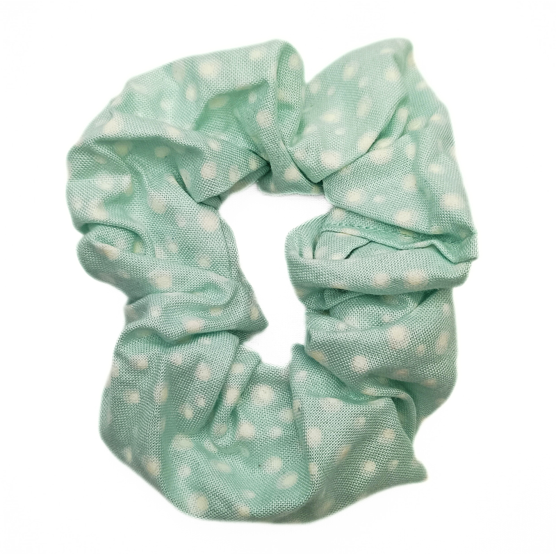 Glow in the Dark - Mint Fairy Dust Scrunchie