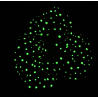 Glow in the Dark Pink Fairy Dust Scrunchie