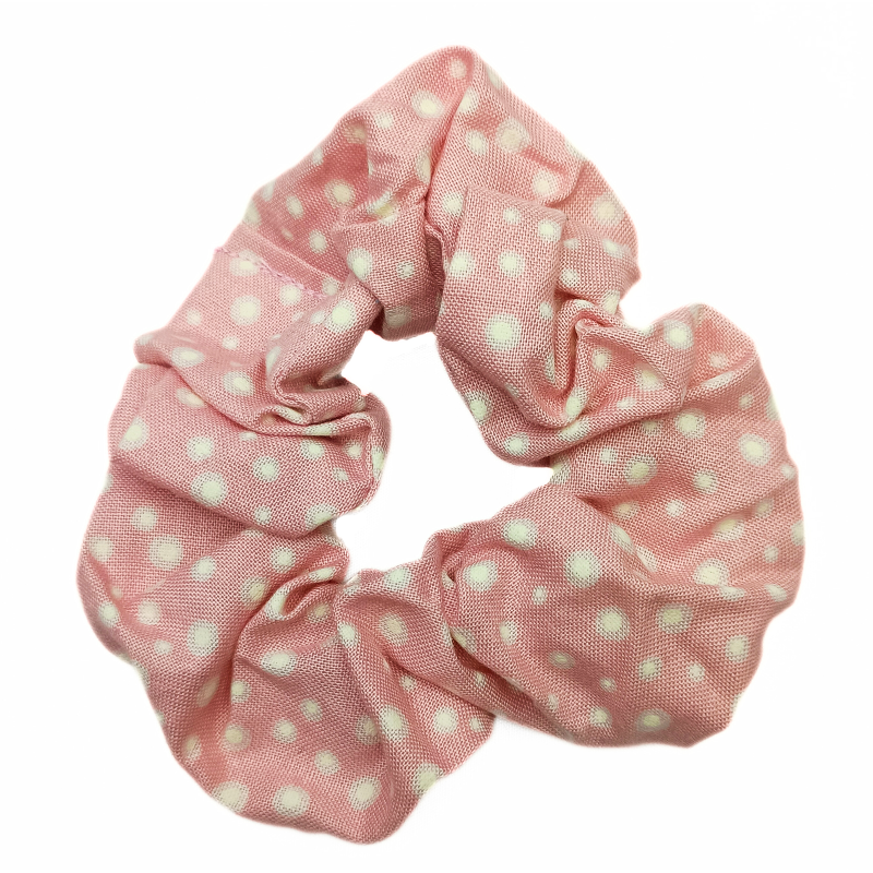 Glow in the Dark Pink Fairy Dust Scrunchie