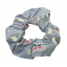 Glow in the Dark Grey Butterfly Scrunchie
