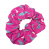 Glow in the Dark Pink Dolphin Scrunchie