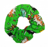 Green Comic Hair Scrunchie