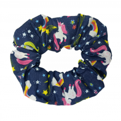 Blue Unicorn Scrunchie