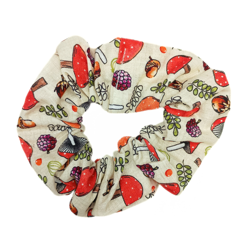 Cream Autumn Scrunchie