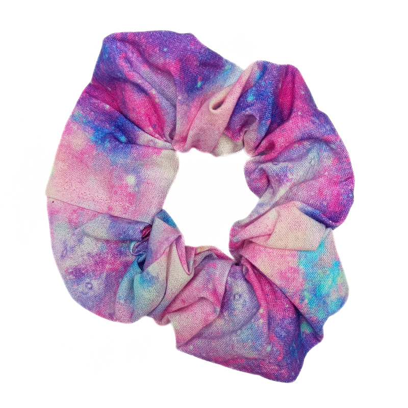 Pink & Purple Galaxy Scrunchie