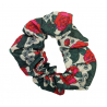Bat and Rose Scrunchie