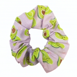 Purple Avocado Scrunchie