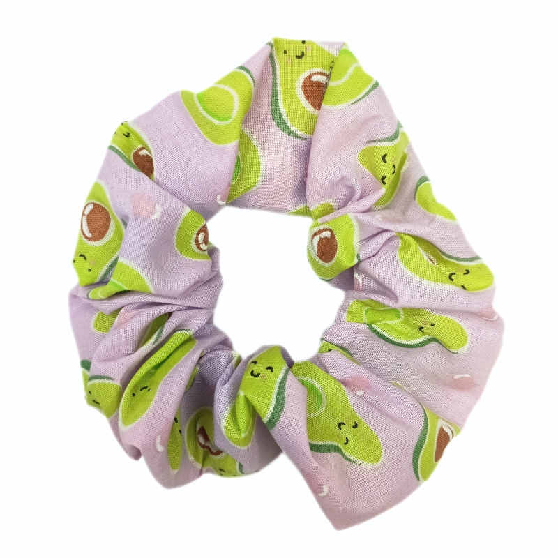 Purple Avocado Scrunchie