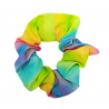 Rainbow Watercolour Scrunchie