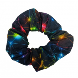Rainbow Cosmos Scrunchie