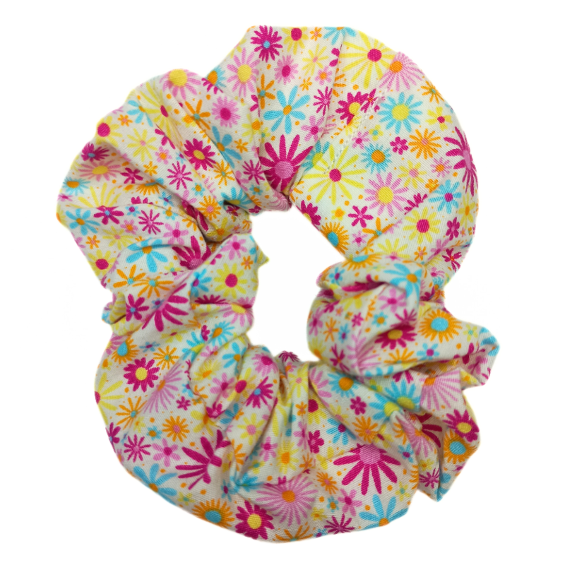 Funky Flower Scrunchie