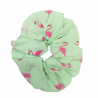 Mint Flamingo Scrunchie