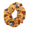 Yellow Party Christmas Scrunchie