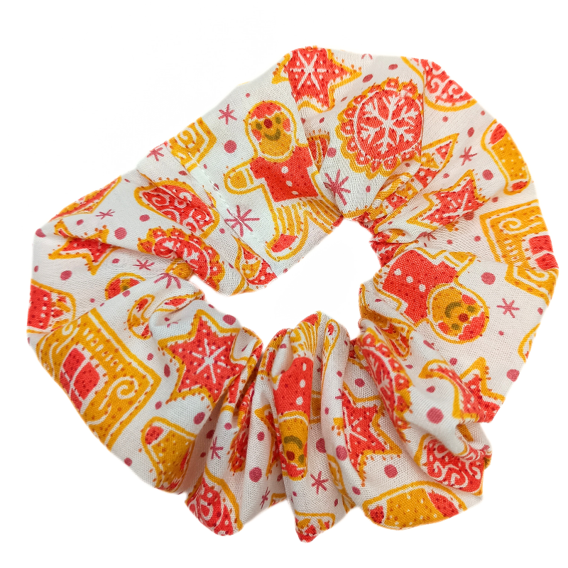 Sweet Gingerbread Christmas Scrunchie