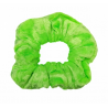 Neon Lime Green Velvet Scrunchie