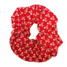 Red Ditsy Skull & Crossbones Scrunchie