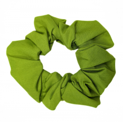 Plain Pear Green Scrunchie