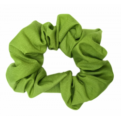 Plain Fern Green Scrunchie