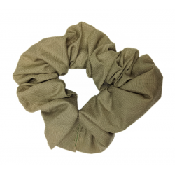Plain Olive Green Scrunchie