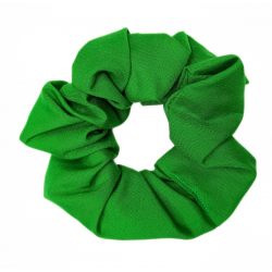 Plain Emerald Green Scrunchie