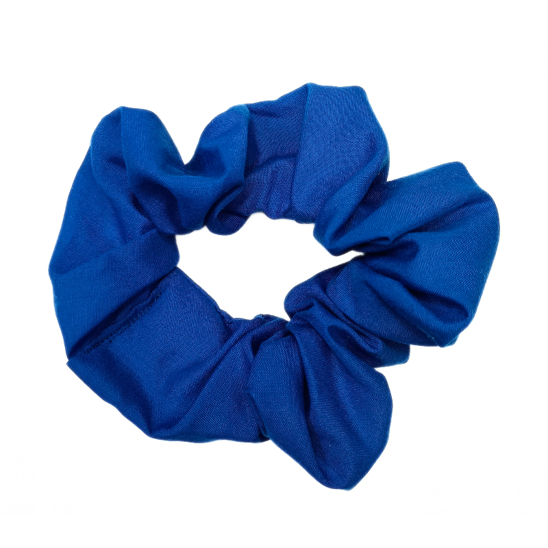 Plain Royal Blue Scrunchie