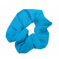 Plain Turquoise Scrunchie