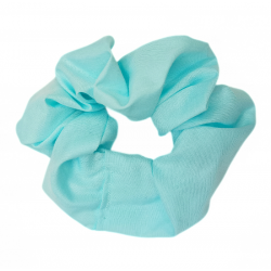 Plain Sky Blue Scrunchie