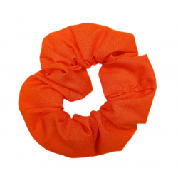 Plain Orange Scrunchie