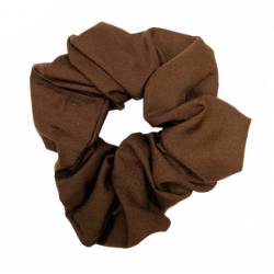 Plain Brown Scrunchie