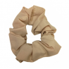 Plain Beige Scrunchie