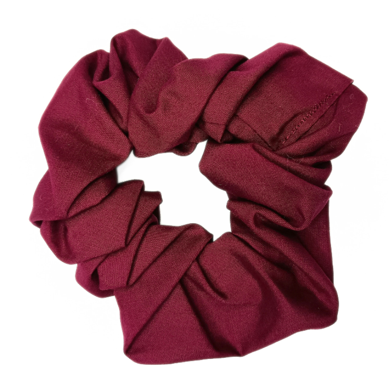 Plain Wine Scrunchie