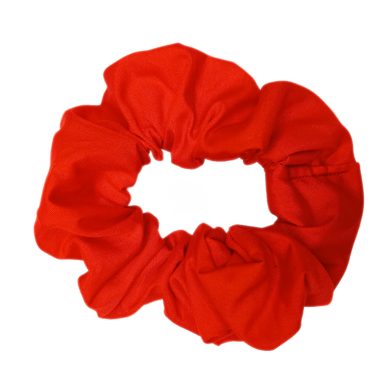 Plain Red Scrunchie