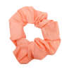 Plain Salmon Pink Scrunchie