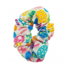 Multi Coloured Easter Eggs Mini Scrunchie