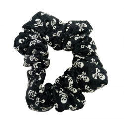 Black Ditsy Skull &...